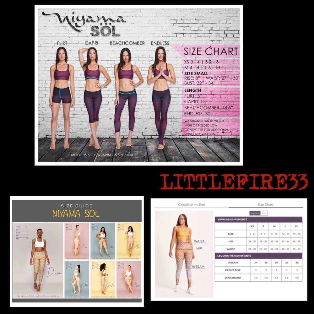 ✨ NIYAMA SOL RARE VINTAGE LIMITED EDITION THE GUIDE ENDLESS LEGGINGS XS - Picture 9 of 10